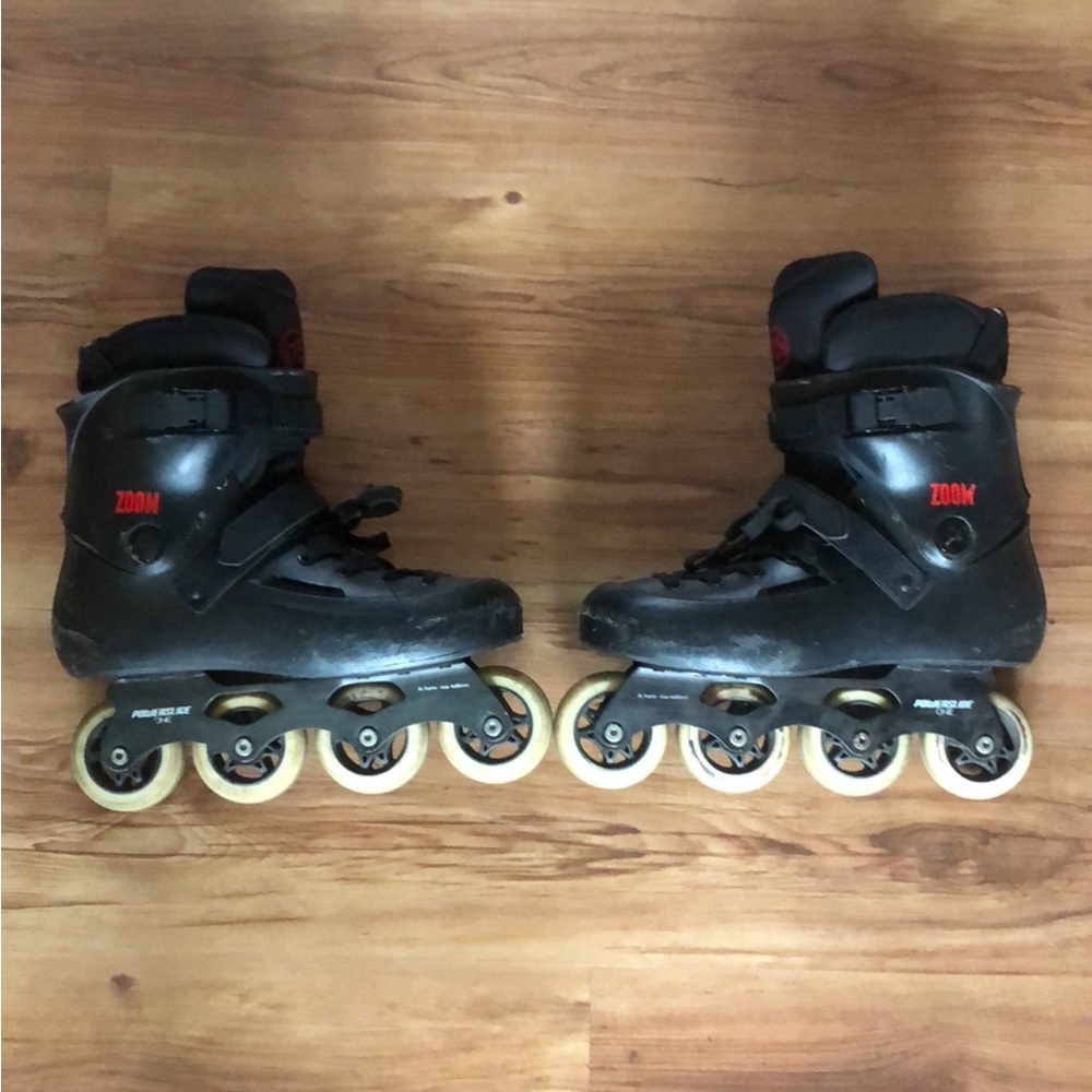 Powerslide One Zoom Black Inline Rollerblades